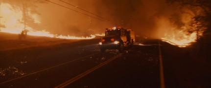 Кадр з фільму Автобус у вогні