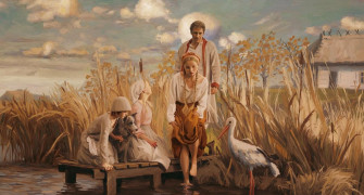 Кадр з фільму Кріпачка