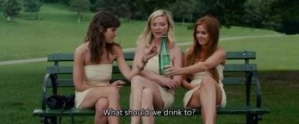 Кадр з фільму Холостячки