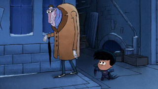 Кадр з фільму Різдво малого Бетмена