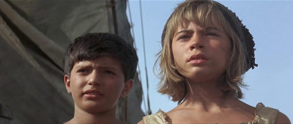 Кадр з фільму Ураган над Ямайкою