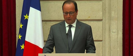 Кадр з фільму Поїзд до Парижа