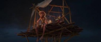 Кадр з фільму Робінзон Крузо: Дуже заселений острів