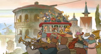 Кадр з фільму Ернест і Селестіна: Подорож до Тарабарії