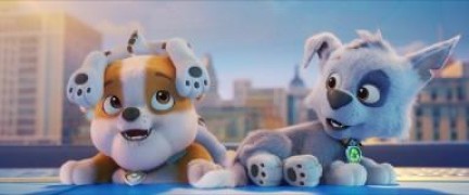 Кадр з фільму Щенячий патруль у кіно