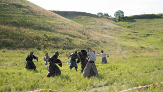 Кадр з фільму Пекельна Хоругва, або Різдво Козацьке