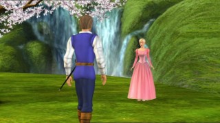 Кадр з фільму Барбі як Рапунцель