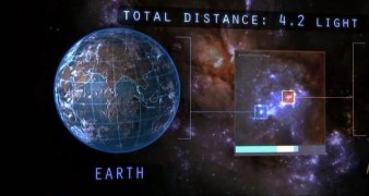 Кадр з фільму Прибулець