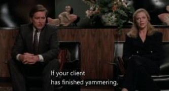 Кадр з фільму Війна подружжя Роуз