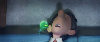 Кадр з фільму Оріон і Темряк