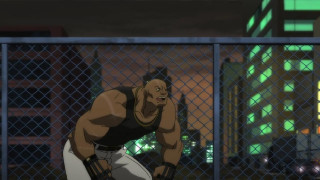 Кадр з фільму Син Бетмена