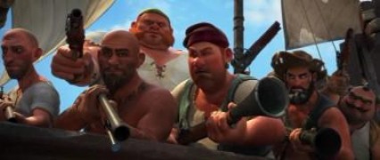 Кадр з фільму Робінзон Крузо: Дуже заселений острів