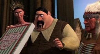 Кадр з фільму Індики: назад у майбутнє