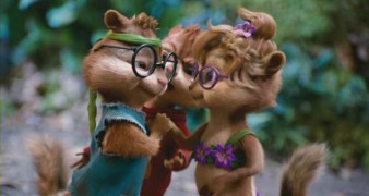 Кадр з фільму Елвін та бурундуки 3