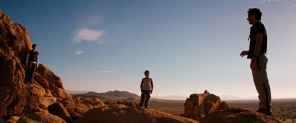 Кадр з фільму Хотів би я бути тут