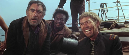 Кадр з фільму Ураган над Ямайкою