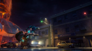 Кадр з фільму Мисливці на тролів. Повстання титанів