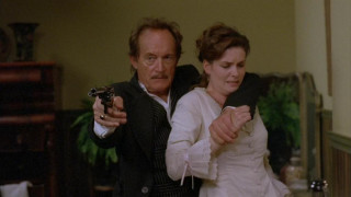 Кадр з фільму Захід сонця в прерії