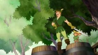 Кадр з фільму Том і Джеррі. Робін Гуд і Миша-сміхотунка