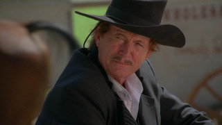 Кадр з фільму Захід сонця в прерії