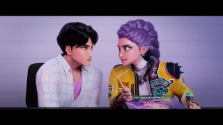 Кадр з фільму Кейпоп-мисливиці на демонів