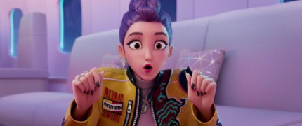 Кадр з фільму Кейпоп-мисливиці на демонів