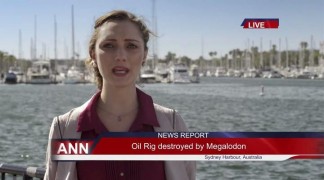 Кадр з фільму Мега-акула проти Меха-акули