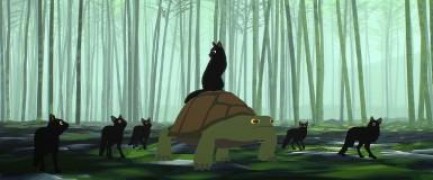 Кадр з фільму Таємничий острів