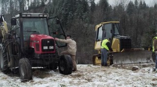Кадр з фільму Снігова людина