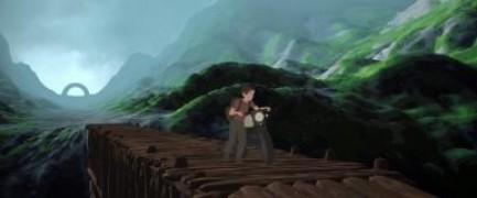 Кадр з фільму Таємничий острів