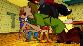 Кадр з фільму Прямо з Ніде: Скубі-Ду зустрічає Куража, полохливого собаку