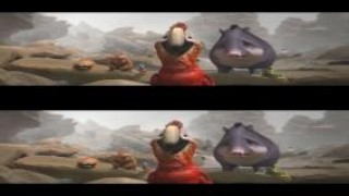 Кадр з фільму Робінзон Крузо: Дуже заселений острів