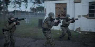 Кадр з фільму Один постріл