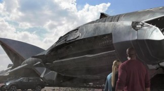 Кадр з фільму Мега-акула проти Меха-акули