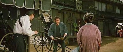 Кадр з фільму Життя Мухомацу (Рикша)