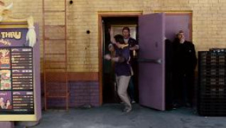 Кадр з фільму Клерки 2