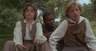 Кадр з фільму Пригоди Гекльберрі Фінна