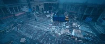 Кадр з фільму Корпорація "Війна"