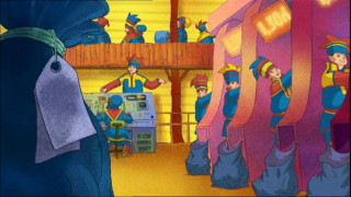 Кадр з фільму Оленя Санта Клауса