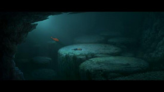 Кадр з фільму Велика риба та яблуня (По той бік океану)