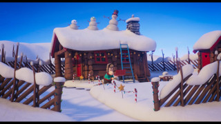 Кадр з фільму Різдво на Веселій фермі