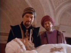 Кадр з фільму Перший лицар при дворі Аладіна